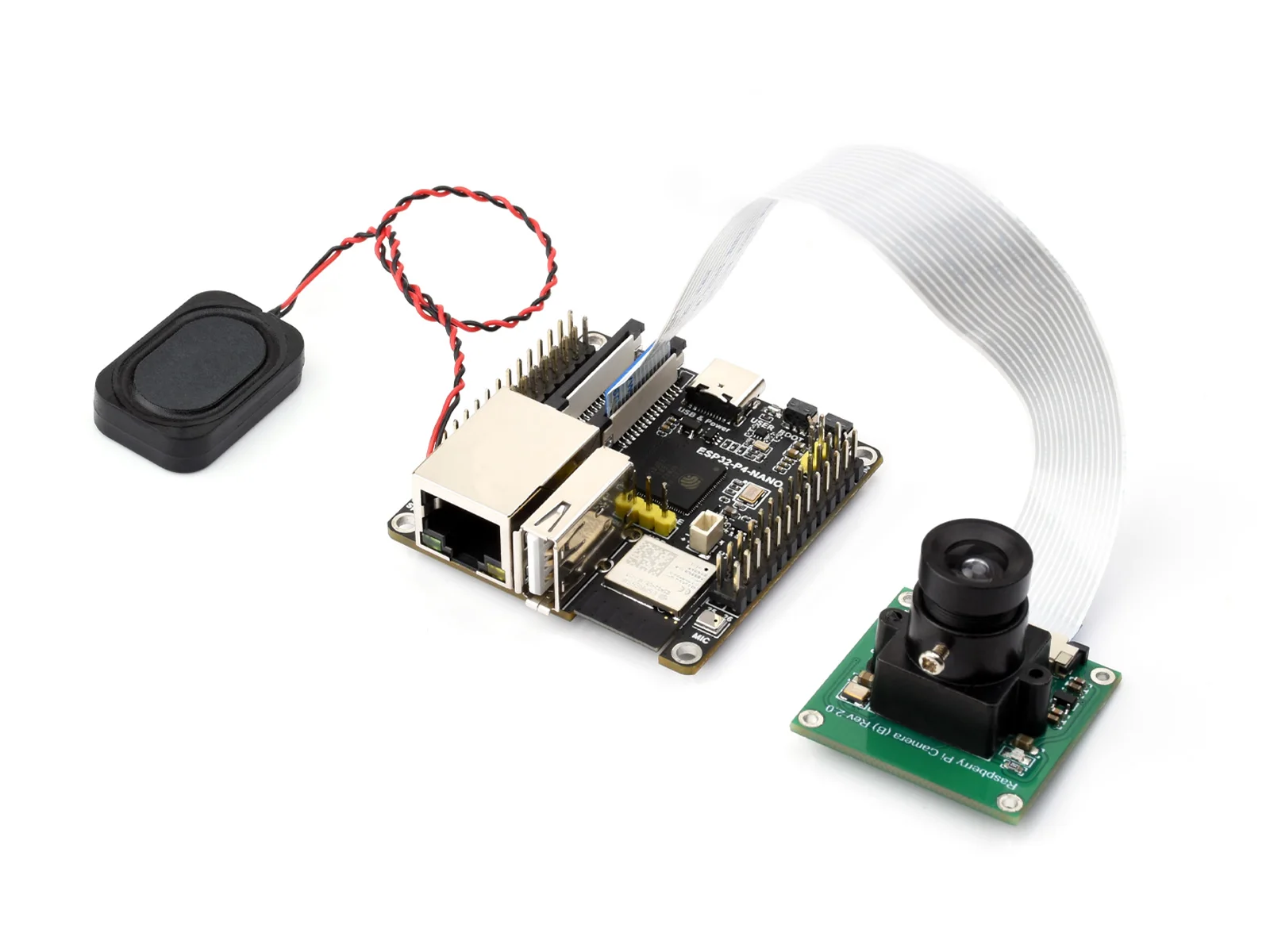 لوحة تطوير Waveshare ESP32-P4-NANO، تعتمد على شريحة ESP32-P4 مع ثنائي النواة وأفراد النواة، تدعم Wi-Fi 6