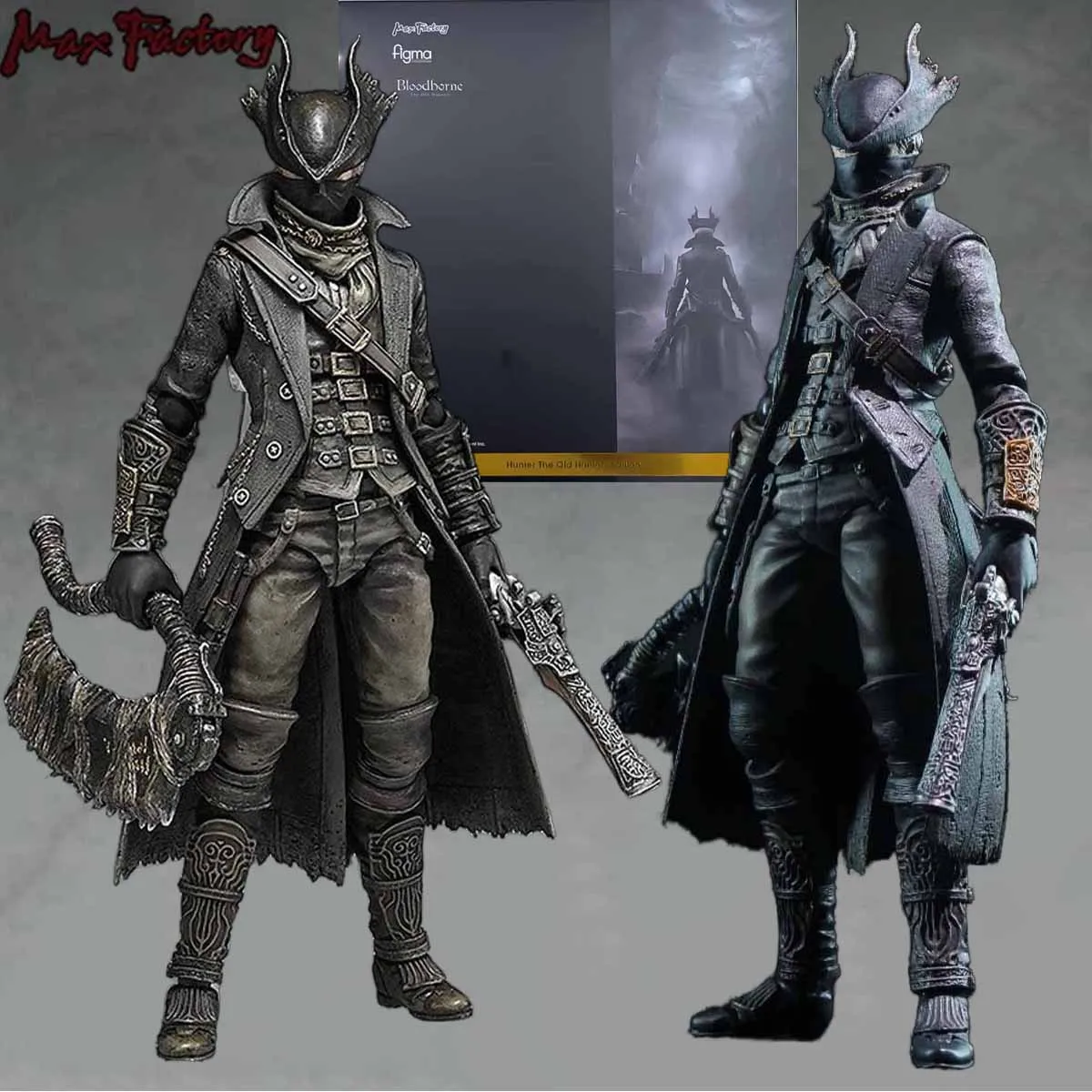 Max Original Figma 367-DX BloodBorne The Old Hunter Anime Figure Model  Toys Collectible Model Ornaments Gifts