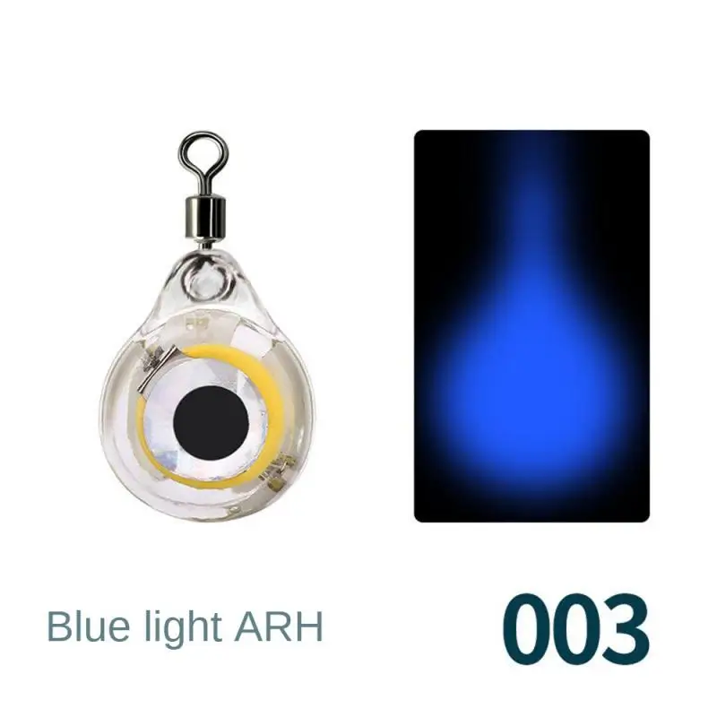 Mini señuelo de pesca con luz LED, bajo el agua forma de ojo, lámpara luminosa para atraer peces