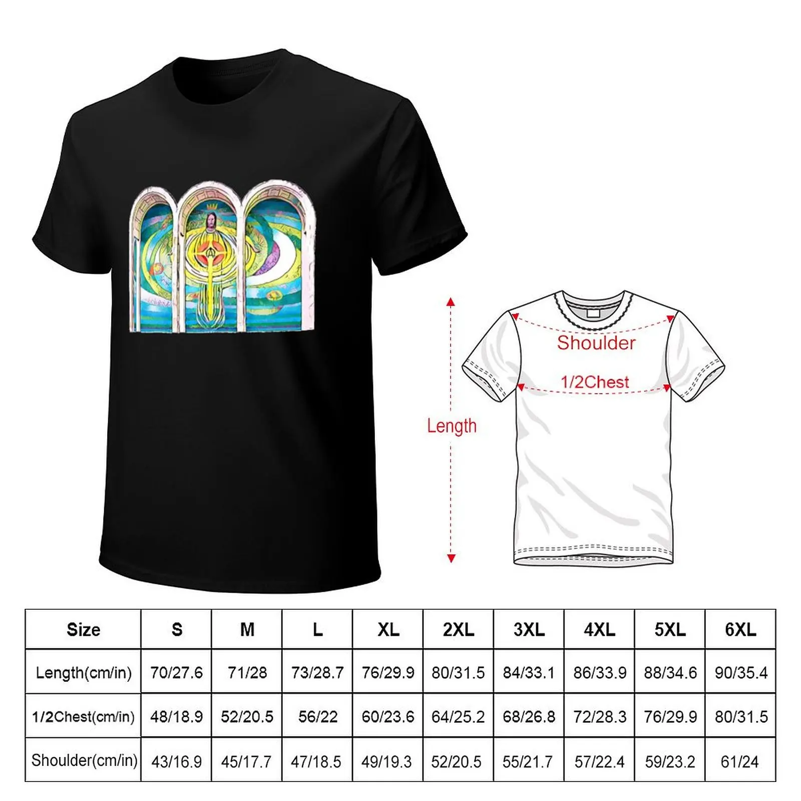 Egg Beater Jesus T-Shirt Work Outdoor Short Sleeve Tee