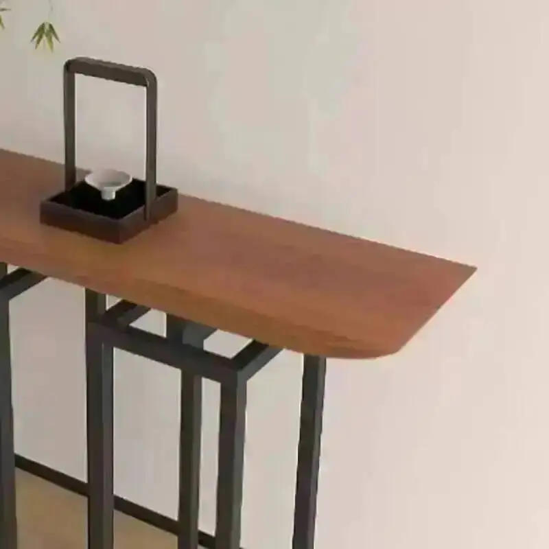 Rustic Wabi Metal Console Table Sabi Legs Beauty Modern Rustic Console Table Classic Trendy Consola Mueble Furniture Living Room