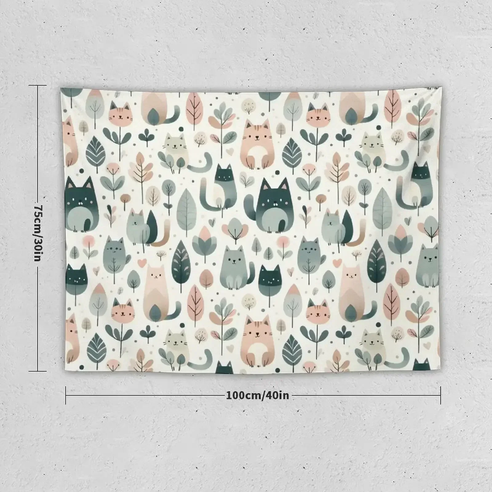 Whiskered Wonders Tapestry Bathroom Decor Decor Home Tapestry