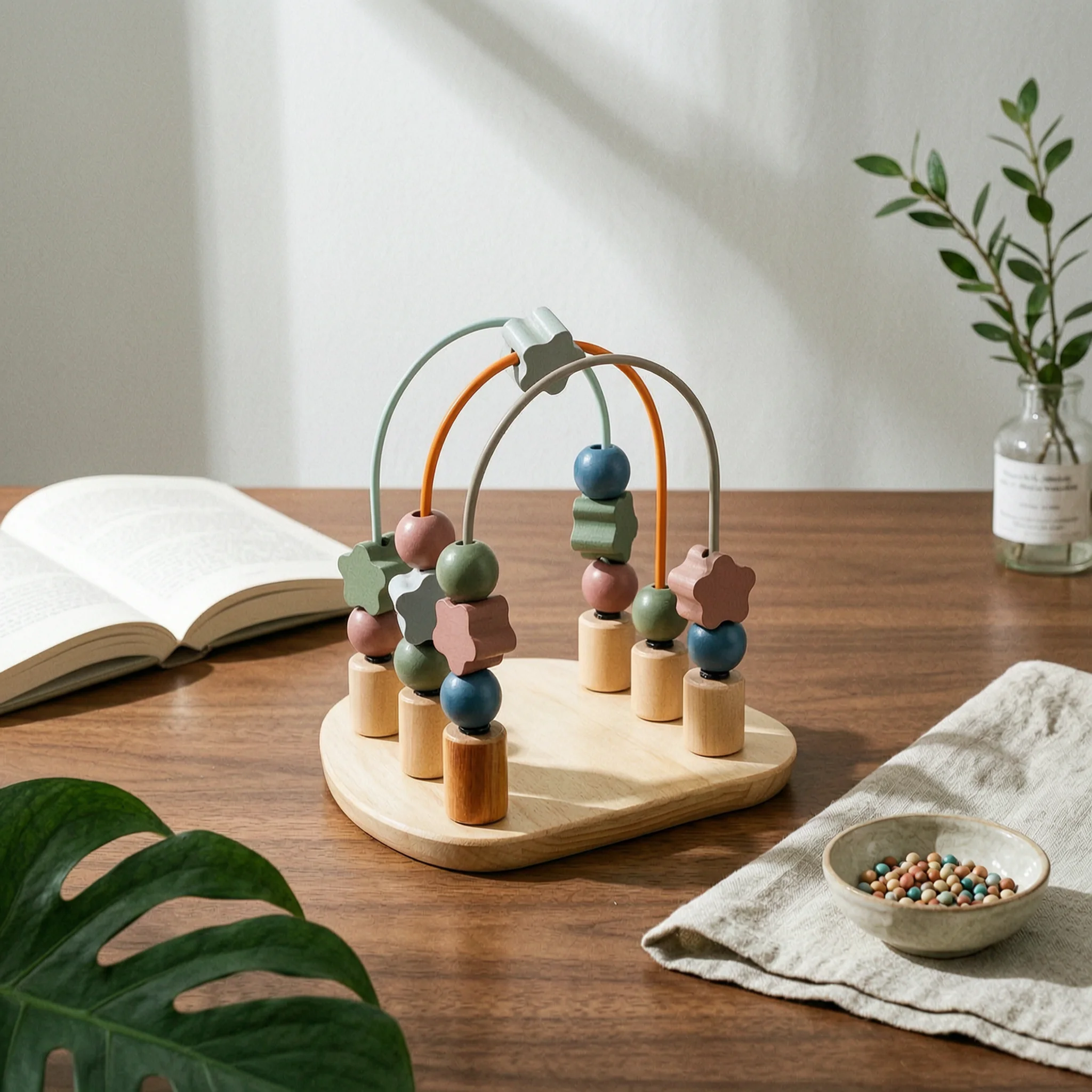 moon-shaped-activity-table-light-natural-wood-wooden-activity-table-hand-eye-coordination-screenunplugged-for-children