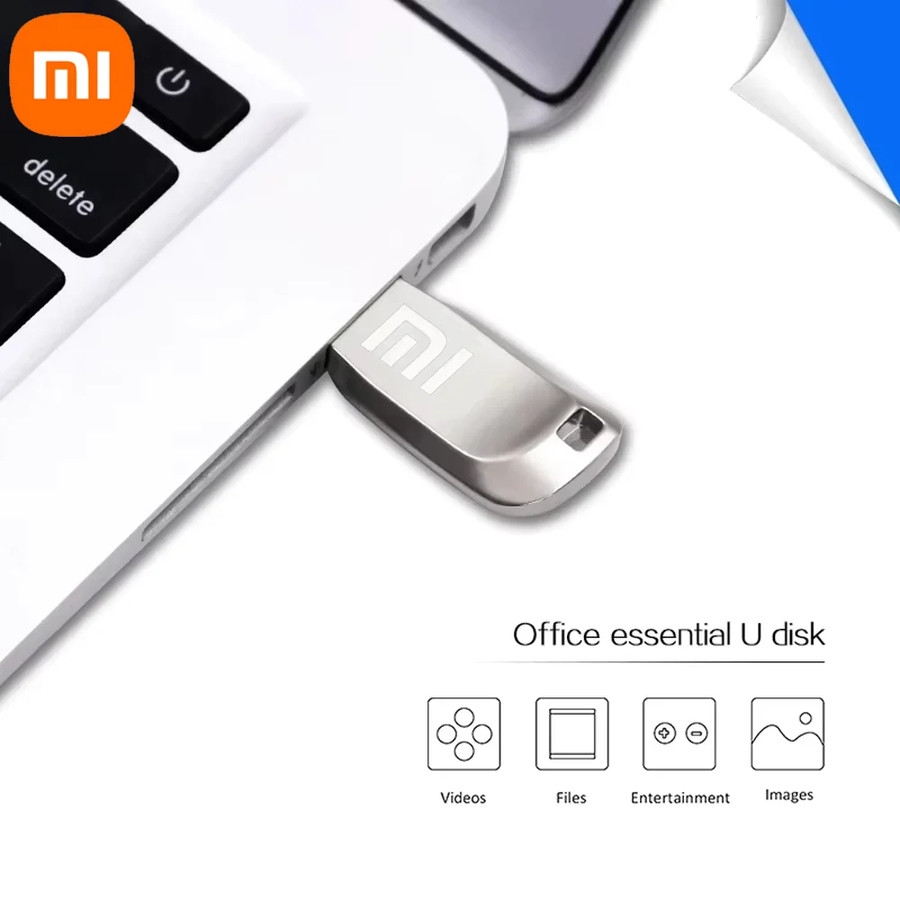 Xiaomi 3.2 USB 2 تيرا بايت ماكس فلاش قرص معدني بندريف USB مقاوم للماء ذاكرة عصا SSD وحدة مناسبة لقرص الكمبيوتر مشبك 2026 جديد