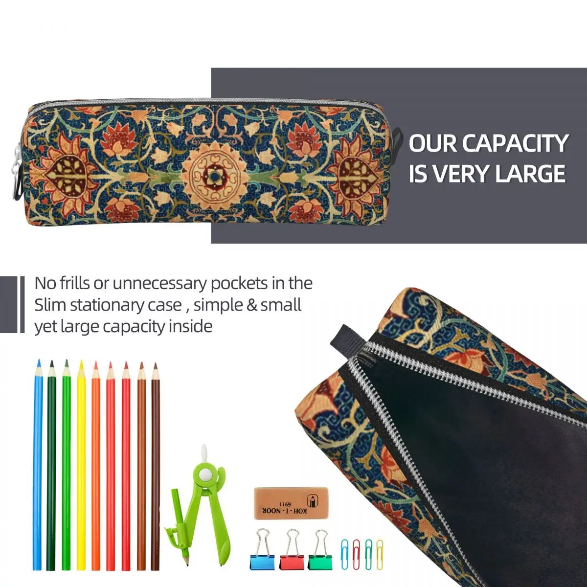 Creative Holland Park William Morris astuccio Pencilcases penna per studenti grandi borse portaoggetti forniture scolastiche regali di cancelleria