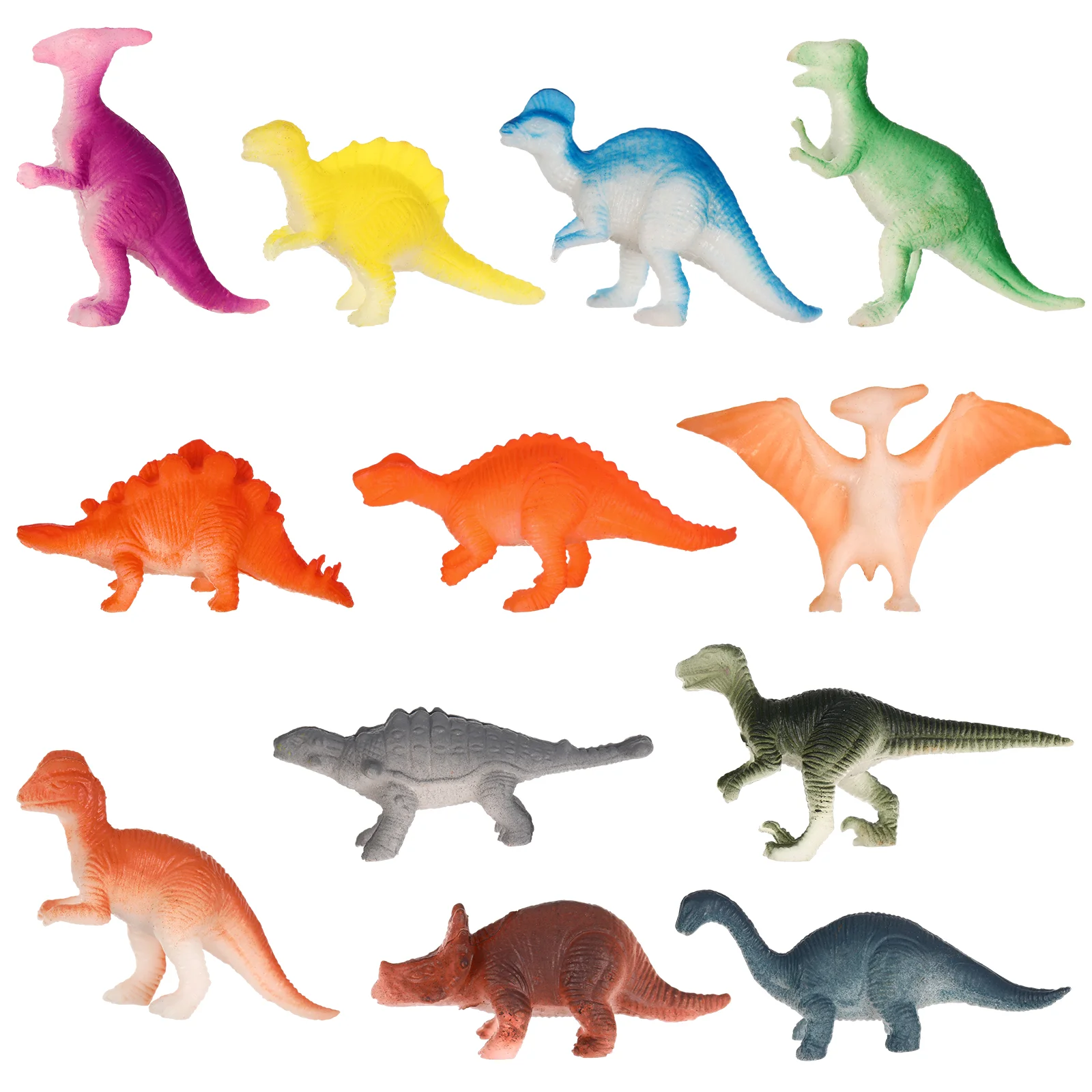 

TOYMYTOY 12 Pcs Mini Dinosaur Toy Set Realistic Toy Dinosaur Figures for Kids and Toddler Education Dinosaur Toys