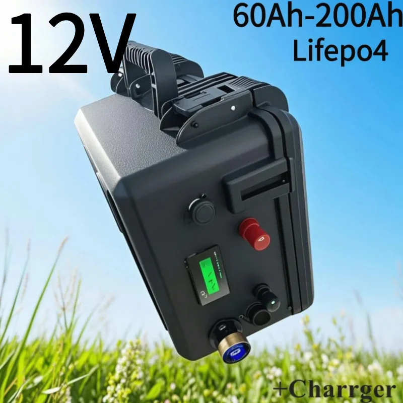 

Lifepo4 12V 60Ah 80Ah 100Ah 120Ah 150Ah 200Ah batería de litio para 18lbs-88lbs propulsor barco hélice yates Camping al aire lib