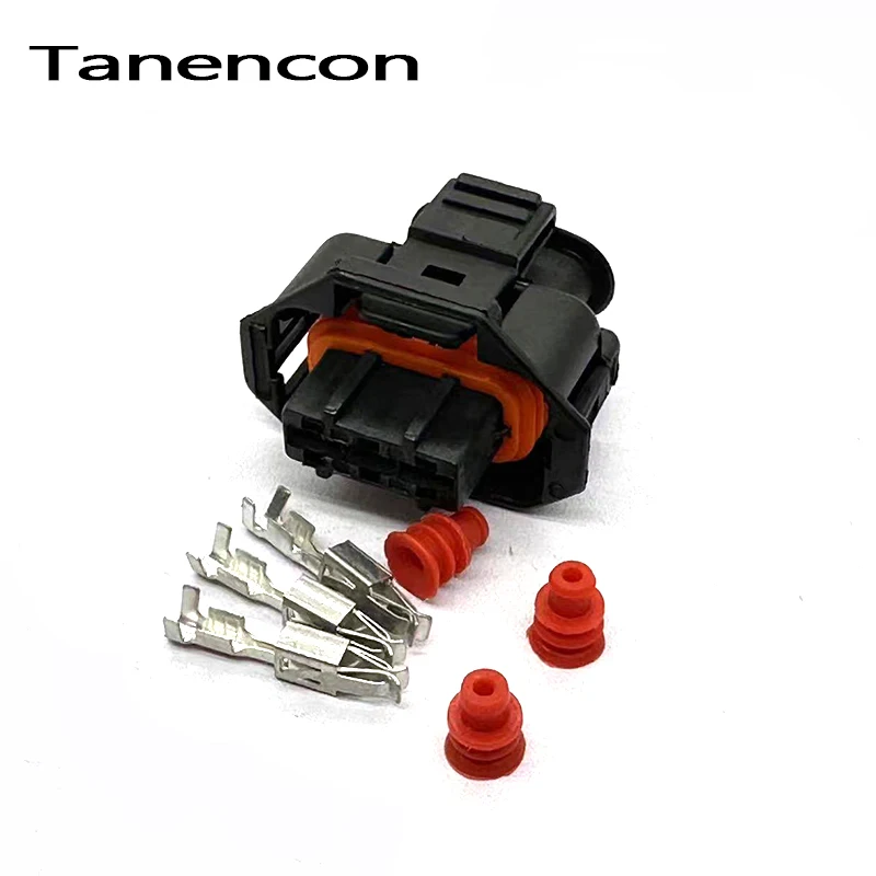 1 Set 3 Pin Automotive MAP Sensor Plug 1928403966 1928300599 Diesel Injection Pump Plug 3.5mm Crankshaft Connector for Bosch