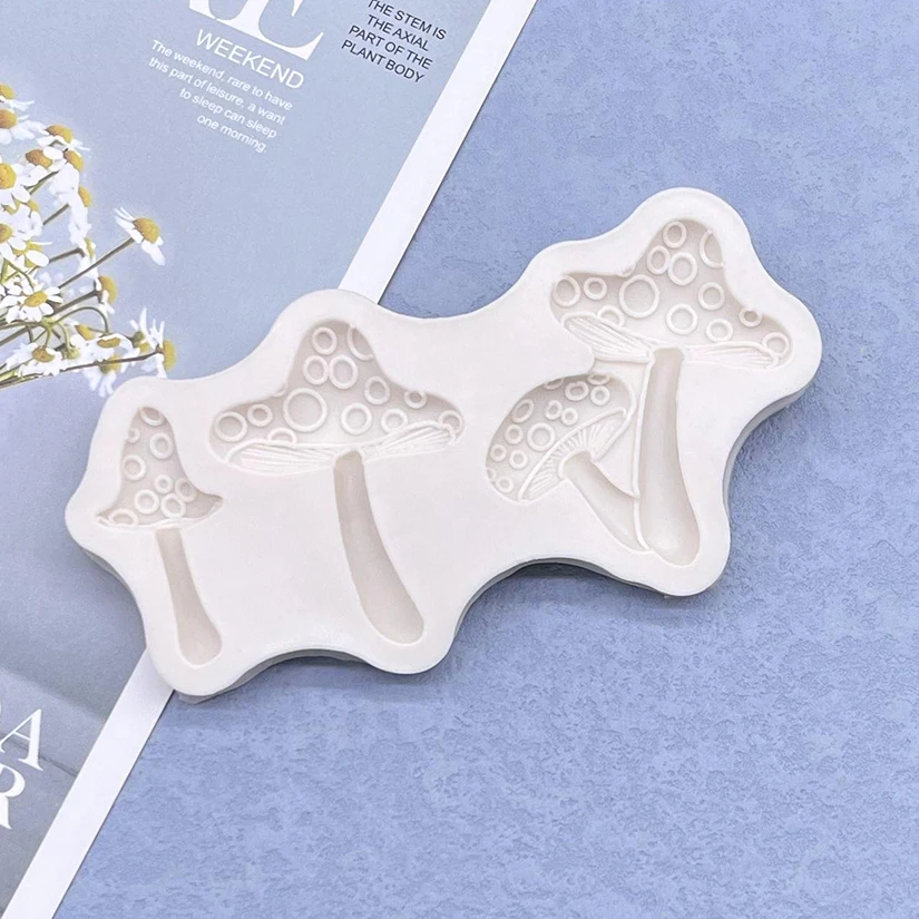 Mushroom Silicone Cake Baking Mold Sugarcraft Chocolate Cupcake Resin Tools Fondant Cake Decorating Tools