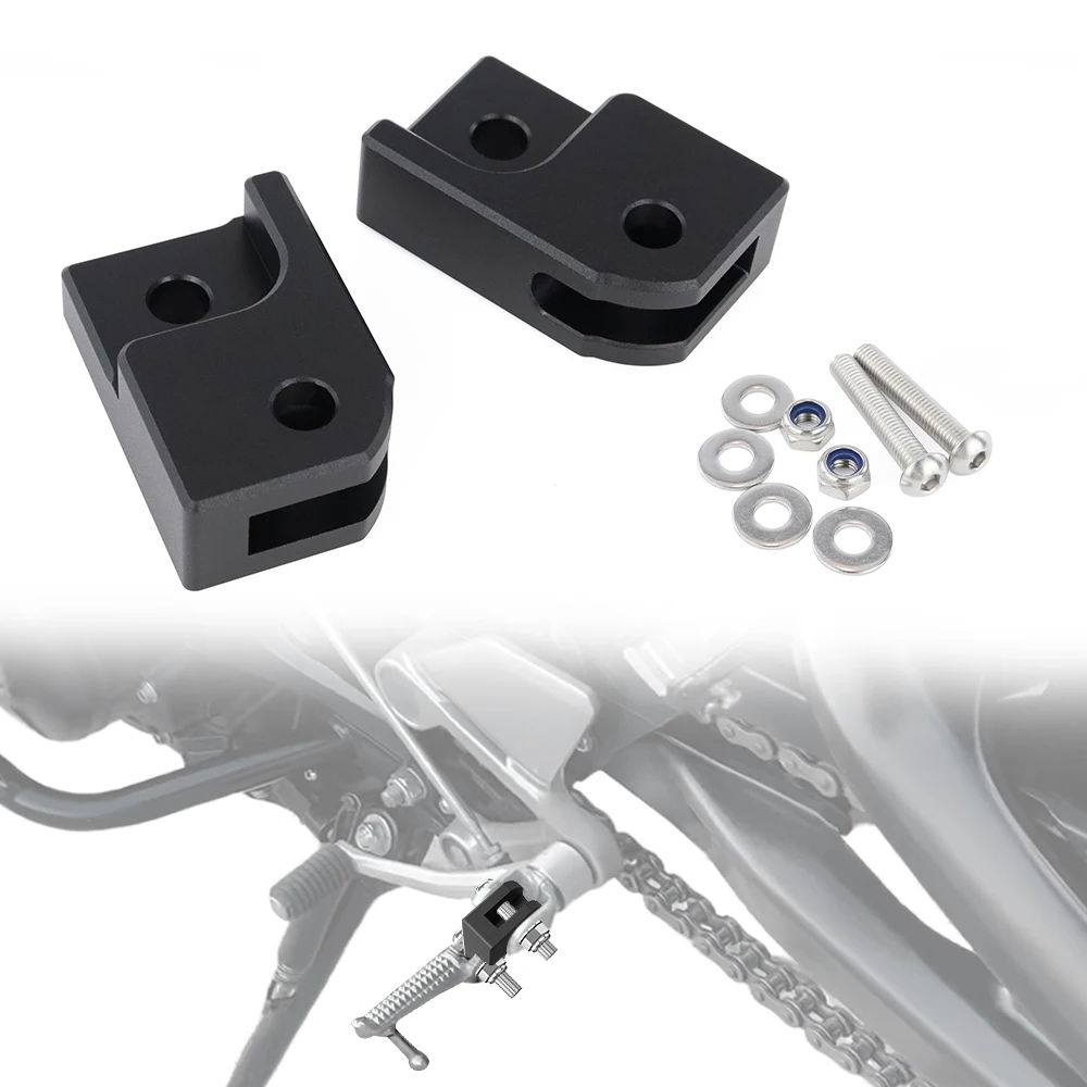 

Motorcycle Aluminum Rider Foot Pegs For Yamaha FZ-09 /MT-09 2014-2020 XSR900 2016-2021 Footrests Front Footpeg Lowering Brackets