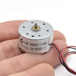 RF-300CA-11440 Mute Motor DC 1.5V 3V 5V 6V  6950RPM Long Wire DIY Toy Car Boat Model