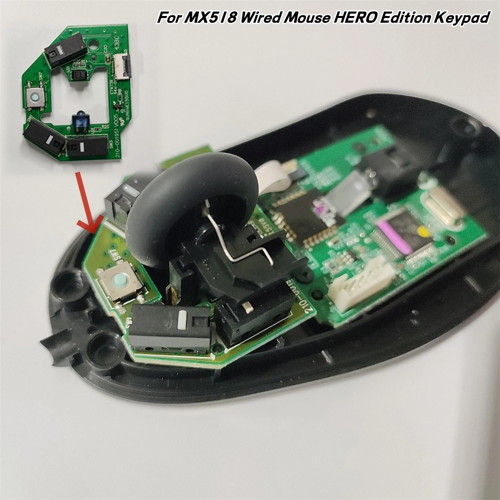 For MX518 Wired Mouse HERO Edition Keypad Repair Replacement Accessories