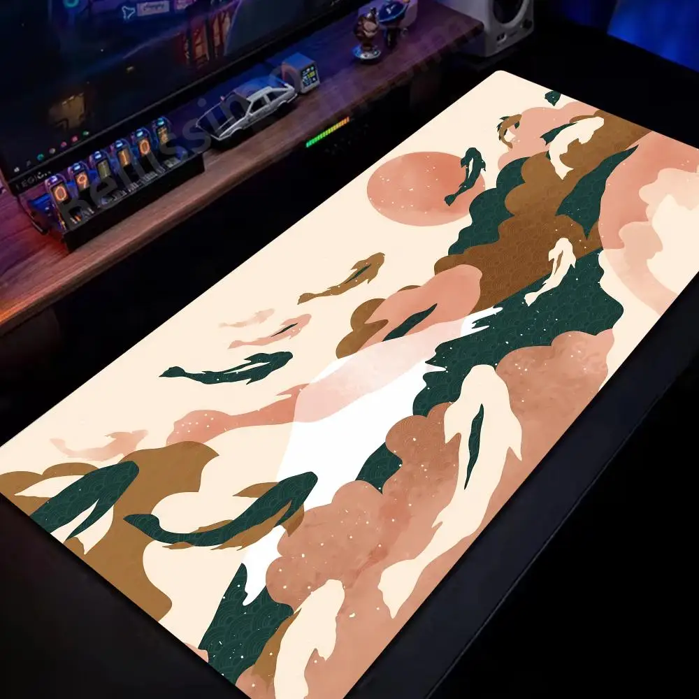 

Colorful clouds Mouse Office gadgets Hentai Pad Non-Slip PC gamers Gaming accessories Desk Rubber Edge locking 1200X600