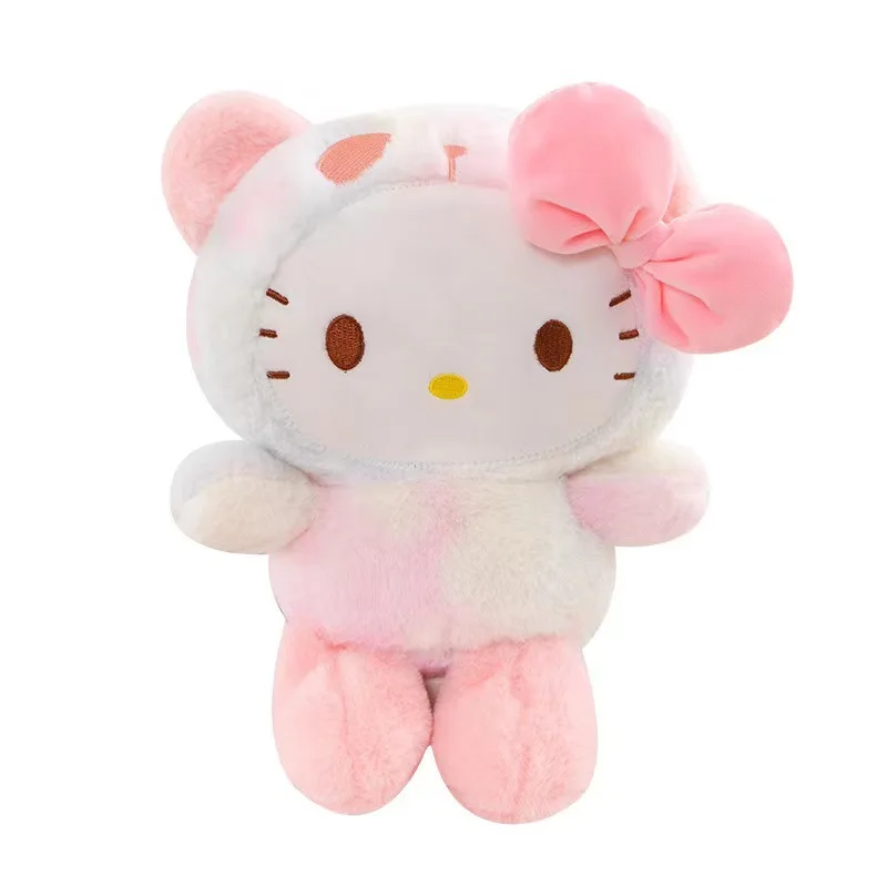 Colorful Sanrio Kuromi Plush Toy Doll Jade Guigou Melody Pillow for Children's Birthday Gift