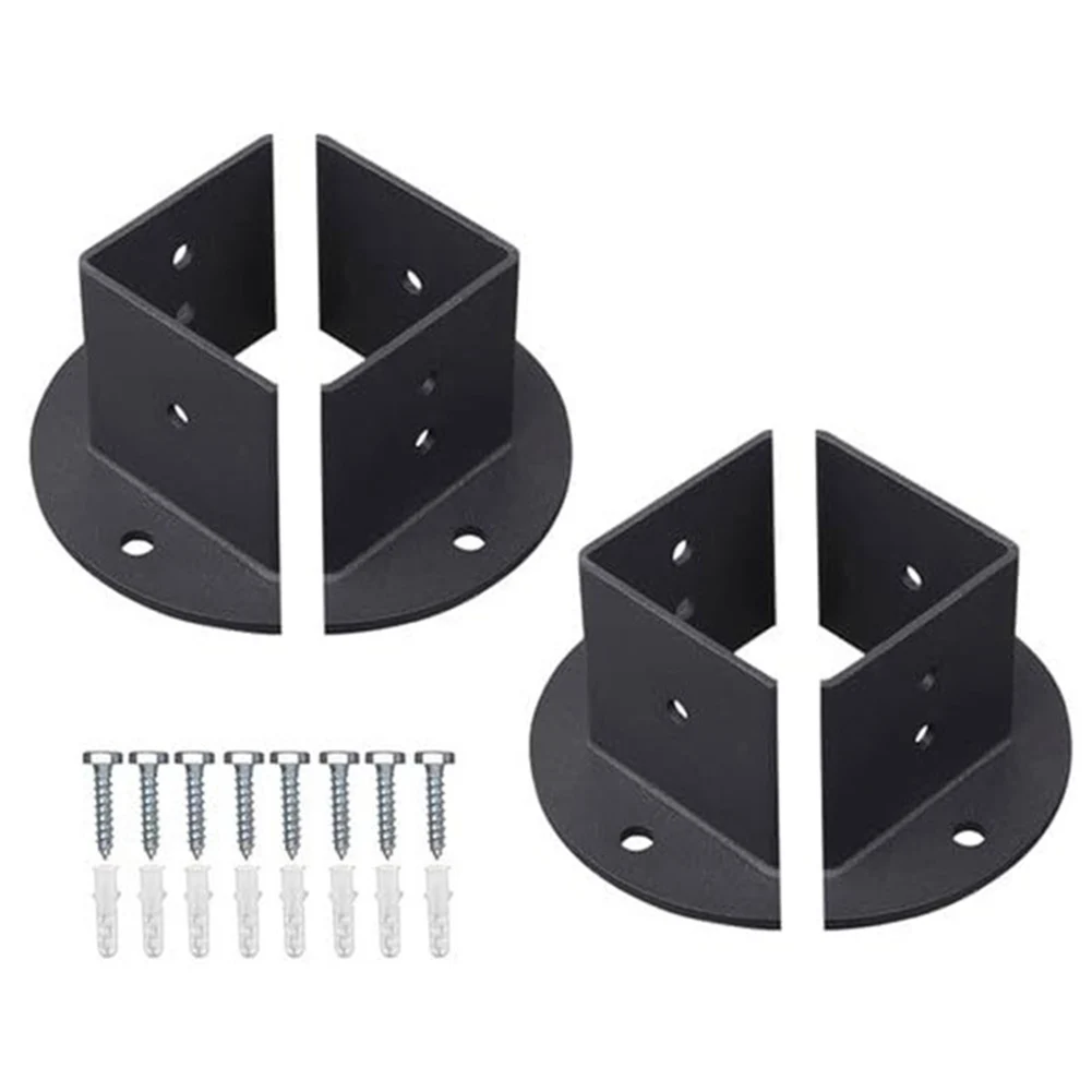 Deck And Fence Installations Adjustable Post Base Carbon Steel Material Robust Thickness Rust Resistant Coating Secure Support