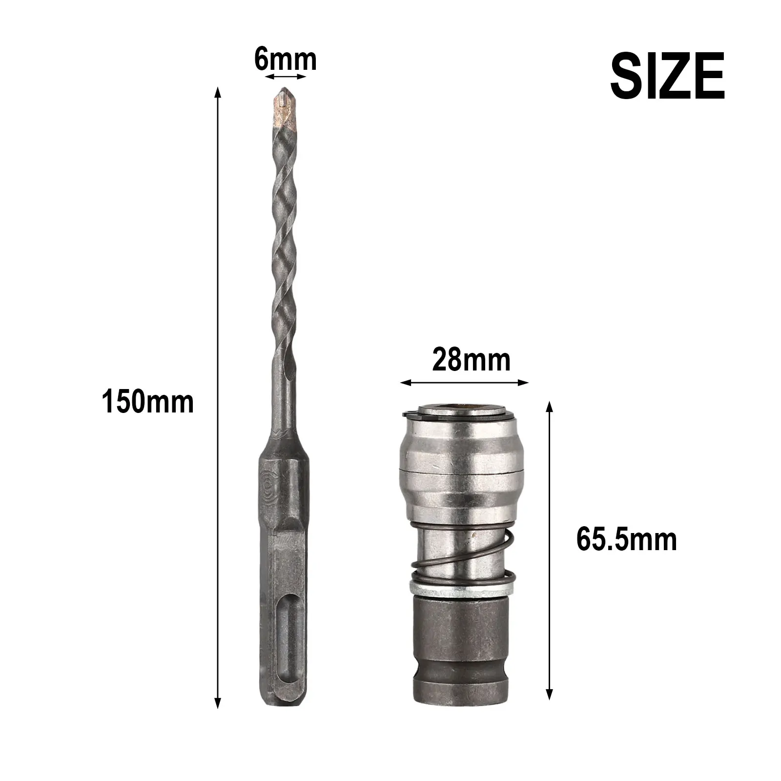 Conversion Head Drilling Set Electric Wrench Conversion Head Product Name Quantity Square Handle Waterproof Drill Bit