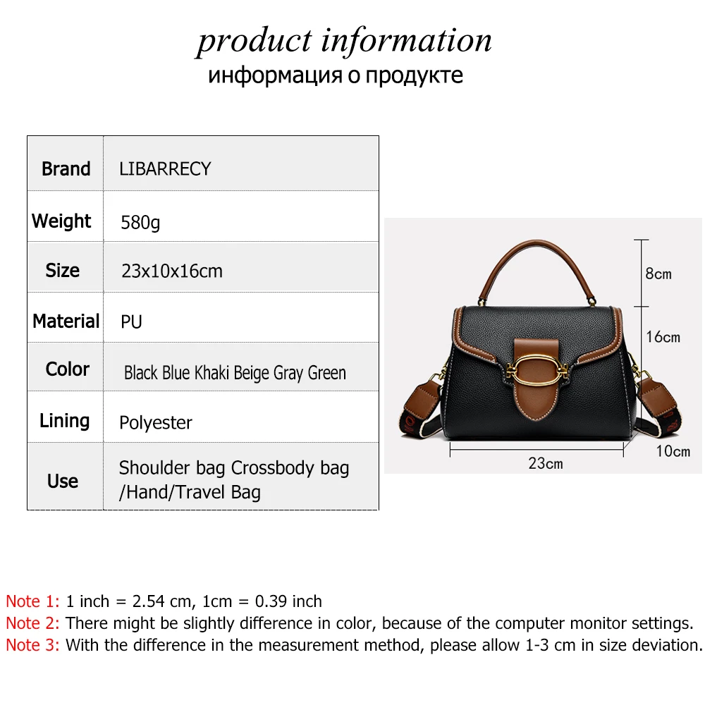 2023 Fashion Women\'s Handbag High Quality Leather Shoulder Bags Solid Color Ladies Designer Crossbody Handbag PU Bolsos De Mujer