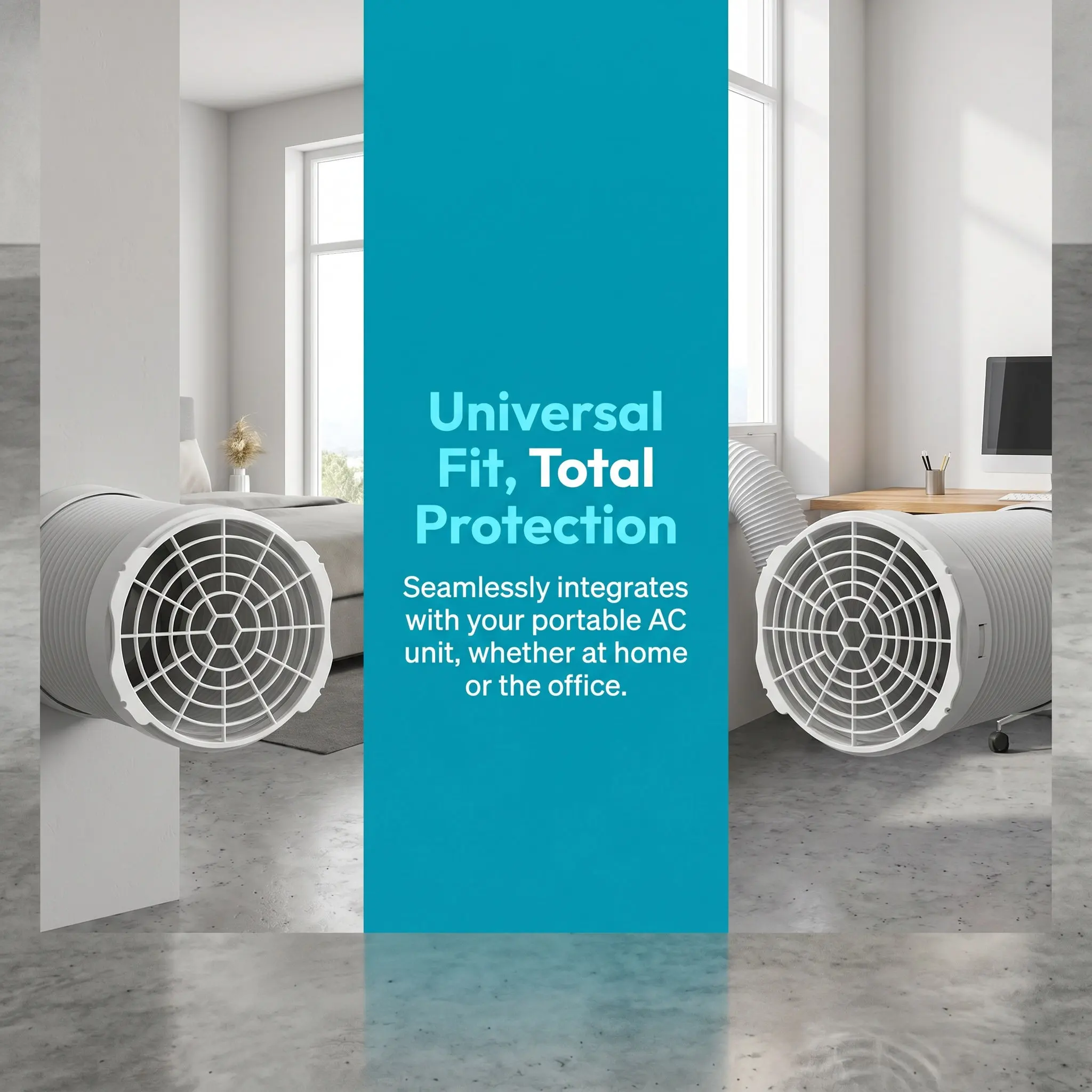 Portable Ac Exhaust Hose Adapter Mesh Screen Rodent Proof Vent Cover Window Filter Screen Air Conditioner Exhaust