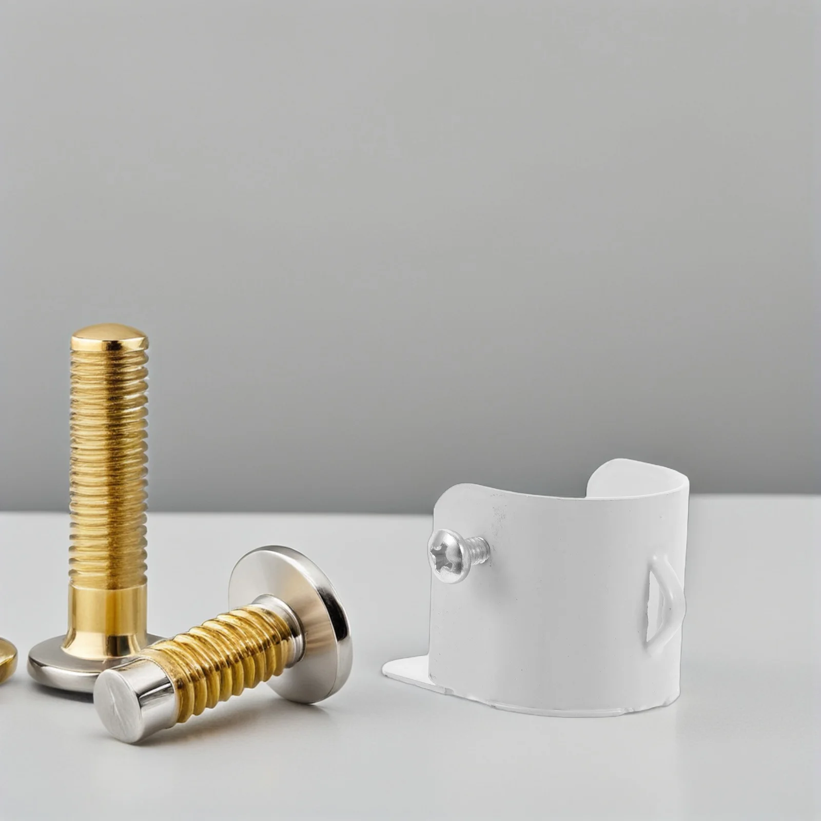 

10pcs Roman Rod Flange Bracket Stainless Steel U-Shaped Pole Sockets For 2.6Cm-2.9Cm Curtain Closet Shower Rod Support