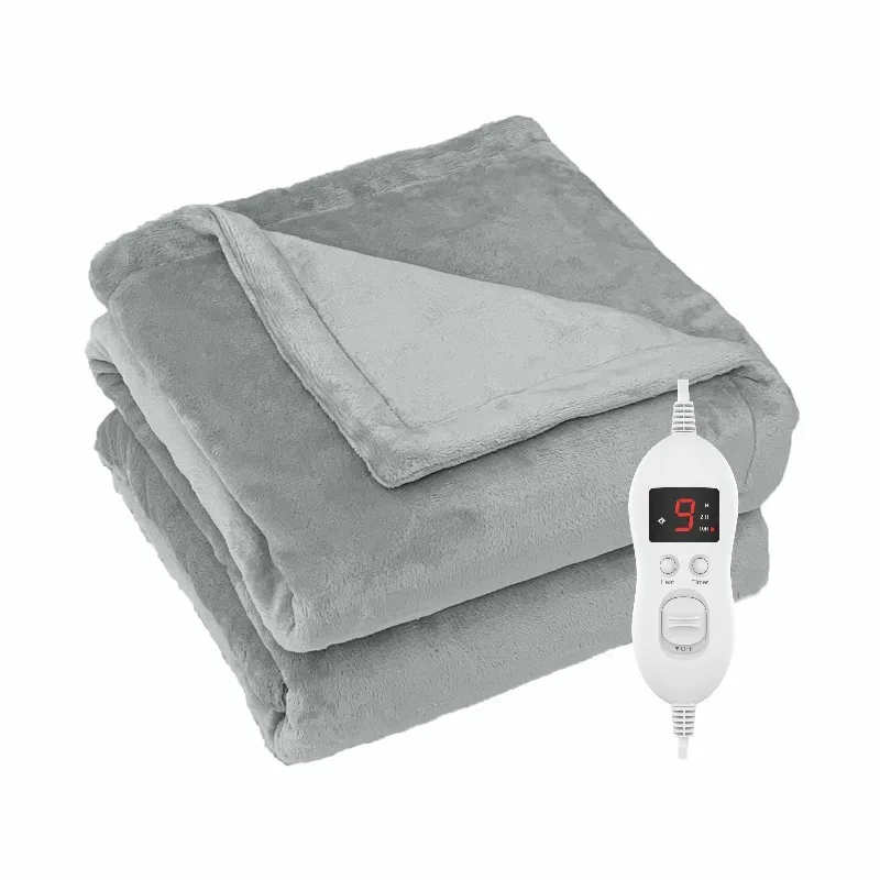 Electric Throw Blanket Perfect for Use on Sofas or Recliners While Watching TV, Reading, or Relaxing.
