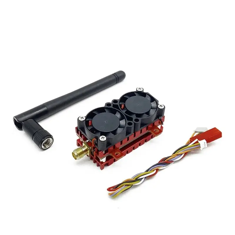 

A01K-5W 5.8G VTX 5000Mw 48CH FPV Video Transmitter With Cooling Fan 2S-6S For FPV Long Range RC Drone