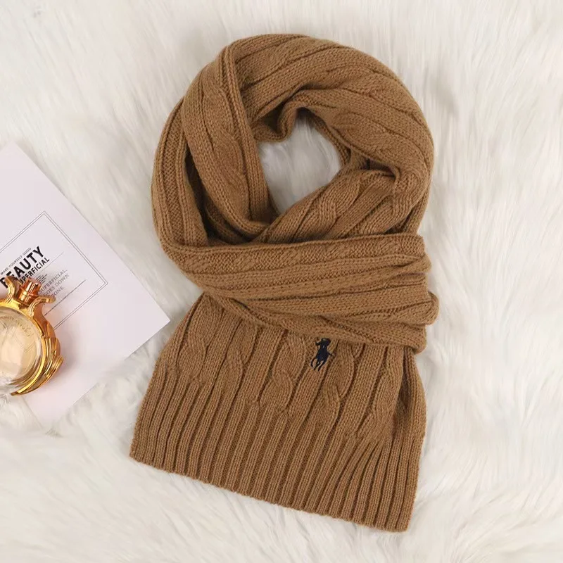 Scarf winter female imitation cashmere literary autumn and winter thickened warm dual-use solid color Korean fashion scarf