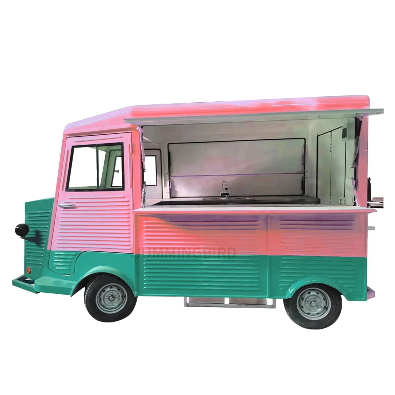 CUSTOMIZED Electric Tricycle Three Wheels Vending Snack Food Cart Mobile Snack Food Truck Trailer Food Trailers Fully Equipped