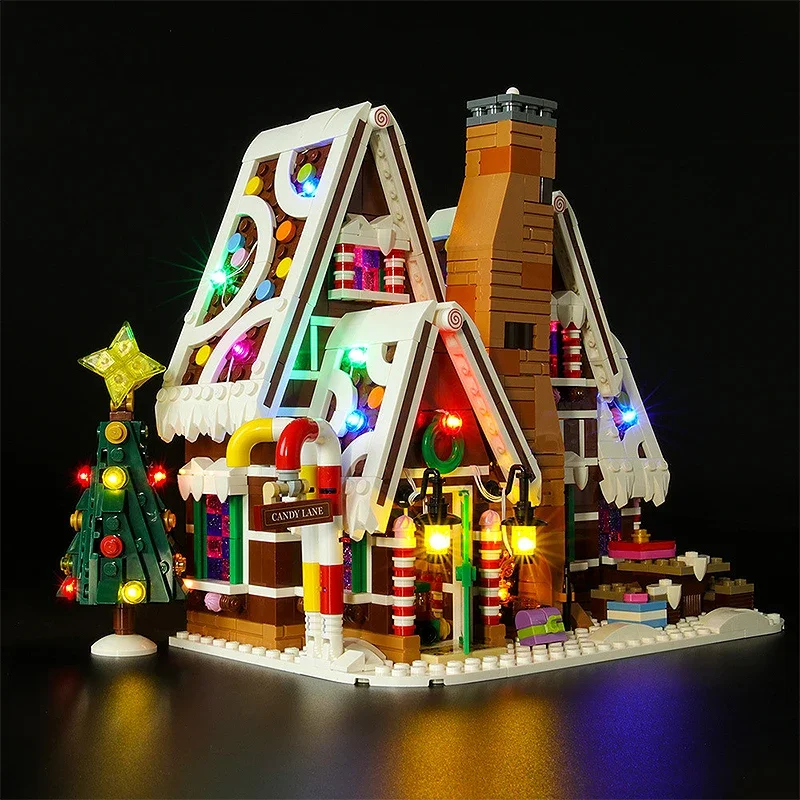 DIY LED Light Kit For LEGO 10267 Gingerbread House  (Only LED Light,Without Blocks Model)