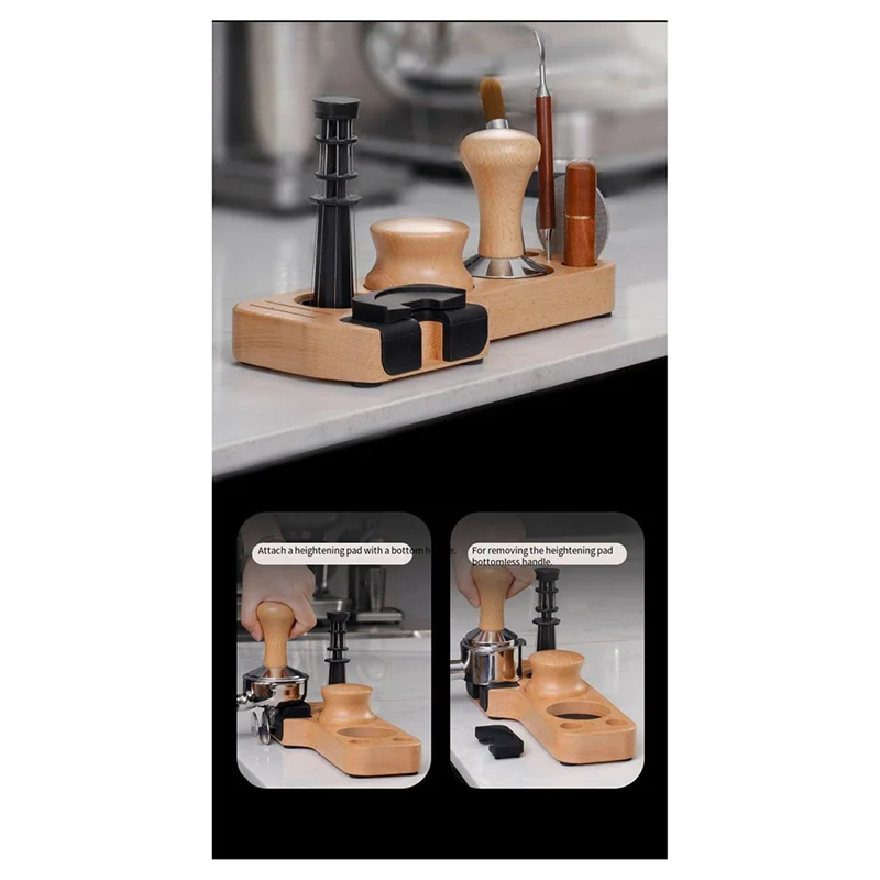 AF93-Coffee Machine Handle Accessories Storage Dispenser Holder Universal Coffee Press Holder Accessories