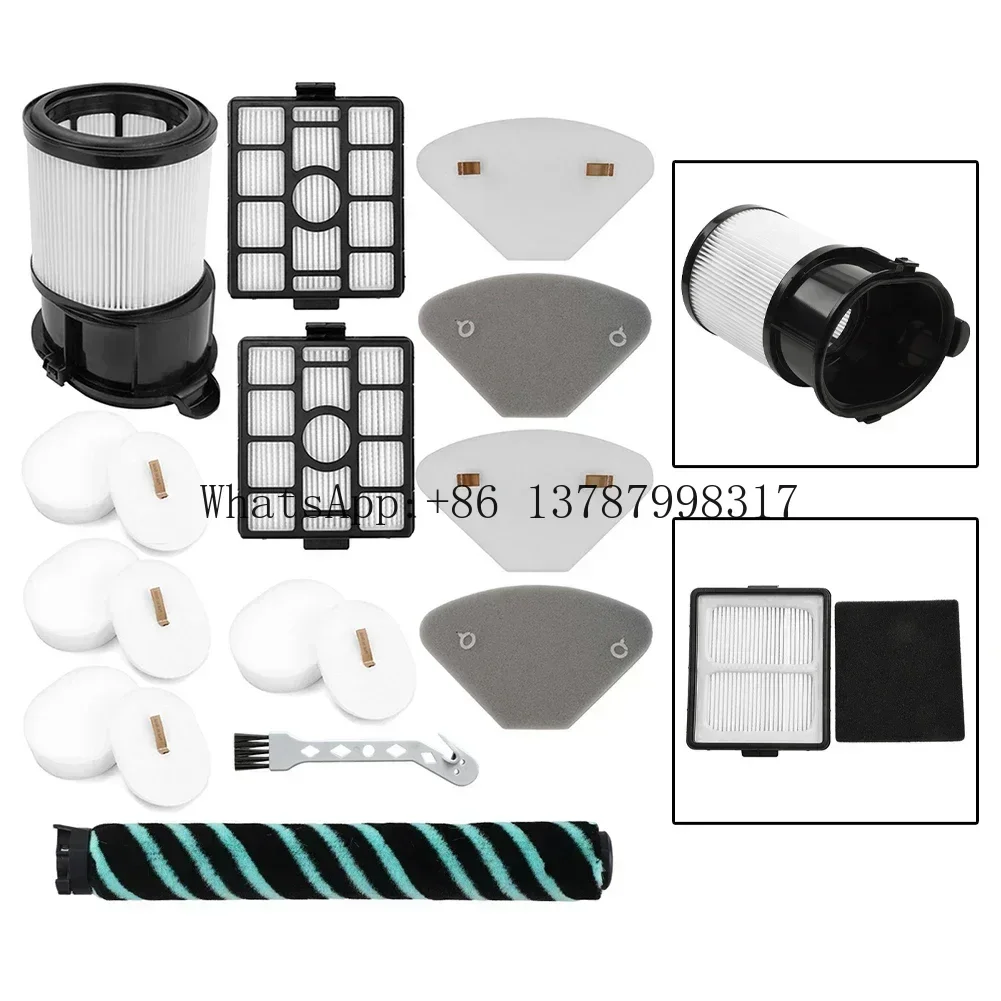 13PCS Brush And Filter Set Roller Pre-Foam Filters IP3251EUT IP3251C IP3251 IP3252 Cordless Vacuum Cleaner Parts