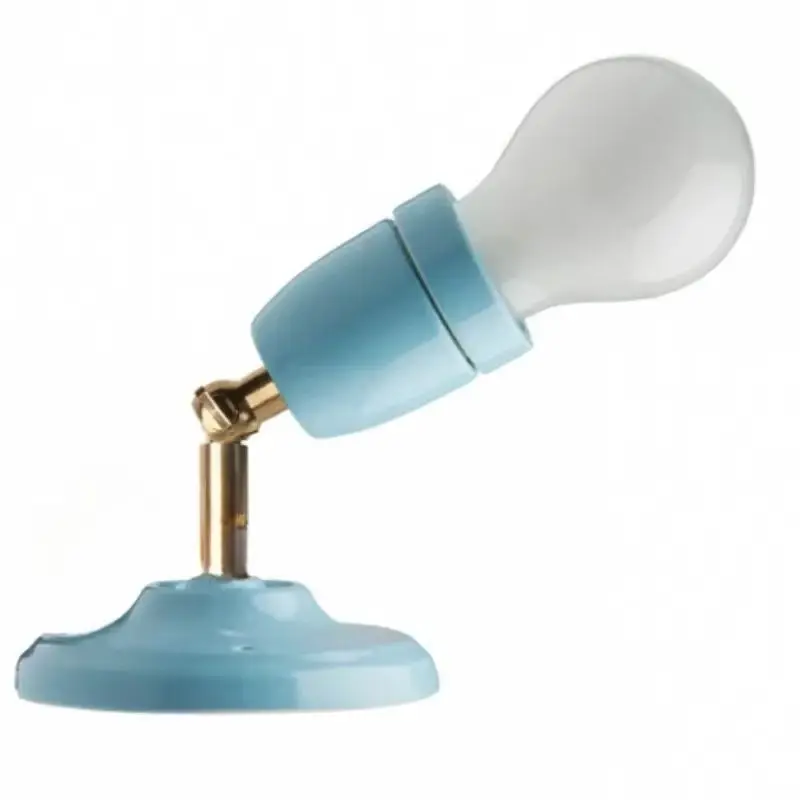 180° Rotatable Vintage LED Wall Lamp Adjustable Ceramic Light Set for E27 Bulb Bedroom Bedside Study Living Rooms Hotel Lighting