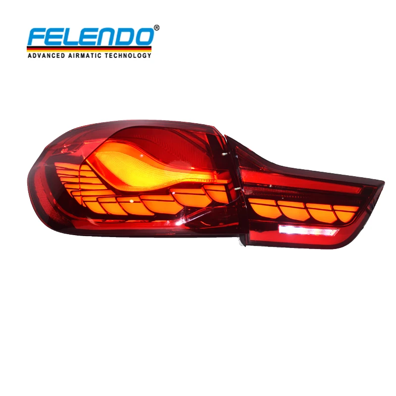 High Performance LED Tail Light For BMW F30 M3 M4 320 325i 2013-2019 Dragon Scale Style F30 Led RED Rear Light