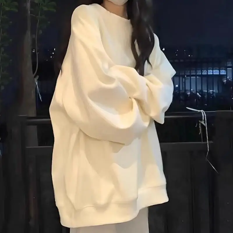 

Горячая минималистичная толстовка с капюшоном для осеннего отдыха, топы с длинными рукавами, свободная универсальная толстовка без шляпы в корейском стиле, ленивая толстовка с капюшоном Dopamine, новый стиль, хит продаж