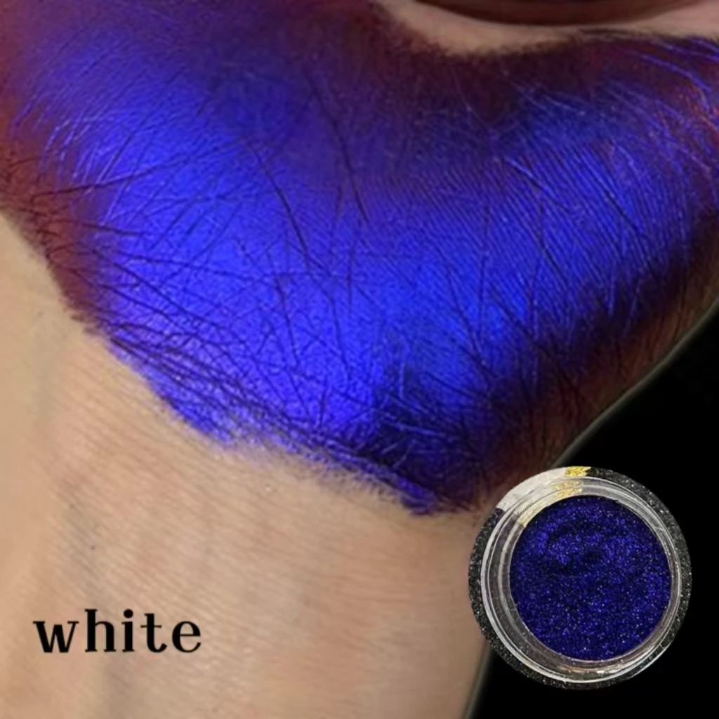 Kameleon ogen schaduw poeder glitter lichaamsdecoratie glitter oog highlights geschikt voor muziekfestivals, Pride moon