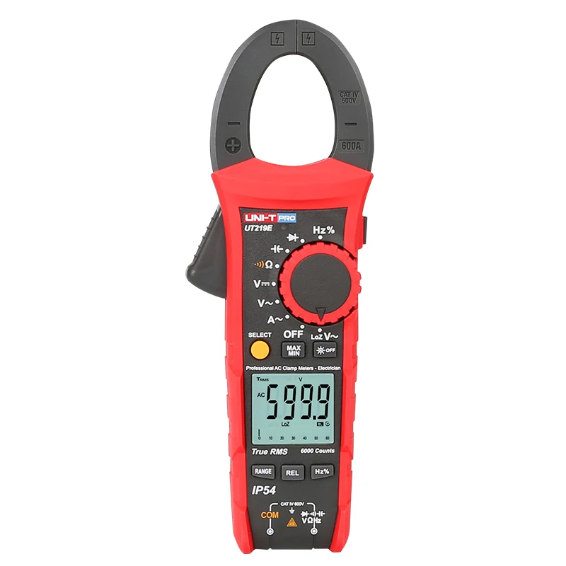 UNI-T UT219E UT219M UT219DS Professional Clamp Meter True RMS LoZ Input For Ghost Voltage Measurement CAT IV 600V