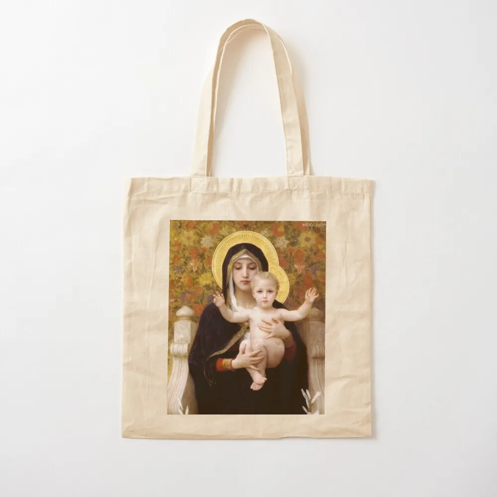 سيدةنا: عذراء الزنابق، حقيبة حمل Bouguereau، حقائب قماش، أكياس التسوق