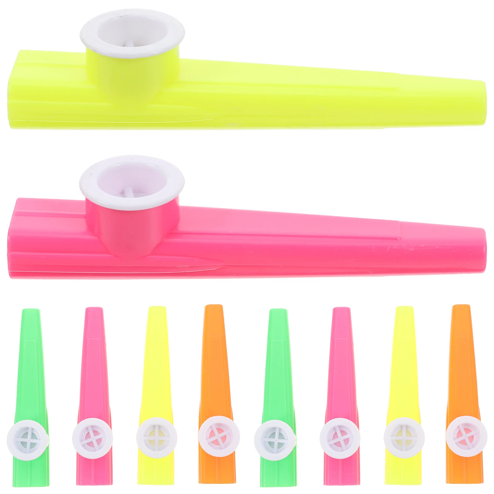 24pcs Assorted Colors Plastic Kazoos Kids Preschool Educational Toys Flutes Musical Instruments Kazoos