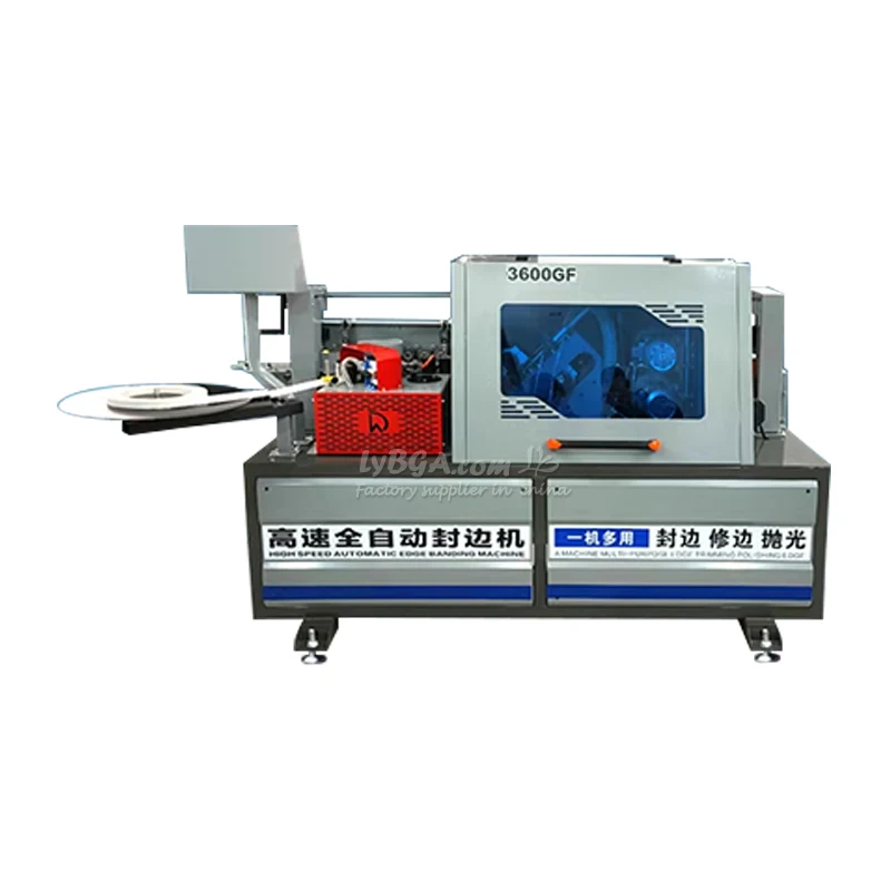 Dual-shape Edge Bander Custom Woodworking Gear for Gluing Front&Back Aligning Cabinet Panel Furniture Bulk Processing Equipment