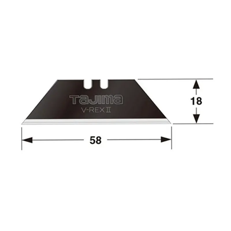 TAJIMA trapezoidal blade 1102-0750 heavy-duty wallpaper carpet film art knife blade VRB2-10B/CHN - view 6