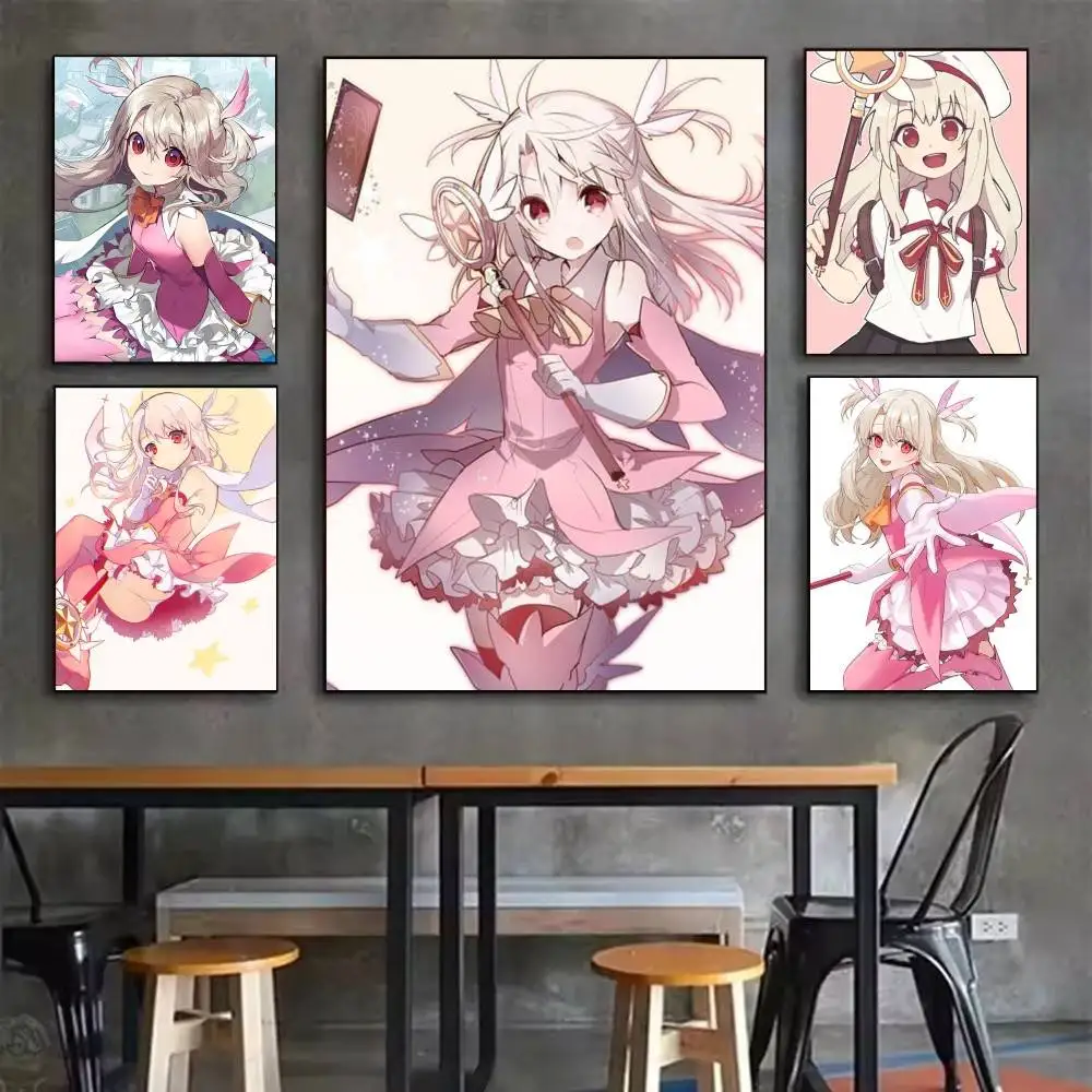 Fatekaleid liner Prisma Illya   Poster Waterproof HD Art Wall Decal Self-Adhesive Print
