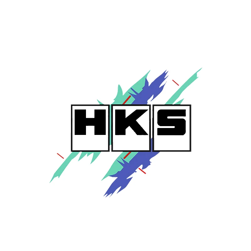 ส่วนบุคคล Vintage HKS Vaporwave ไวนิลรถสติกเกอร์ Windows รถจักรยานยนต์ตกแต่งคุณภาพสูงแต่งรถอุปกรณ์เสริมรถยนต์