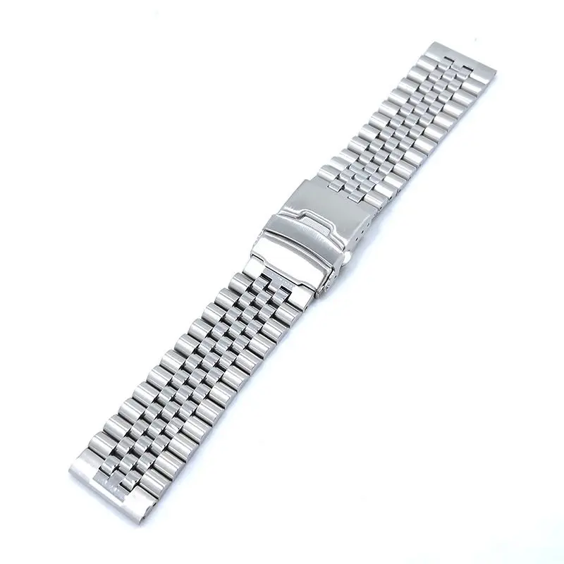 20mm 22mm 24mm Solid Stainless Steel Universal Straight End Jubilee Watch Strap Band Bracelet Fit for RLX SKX Watch