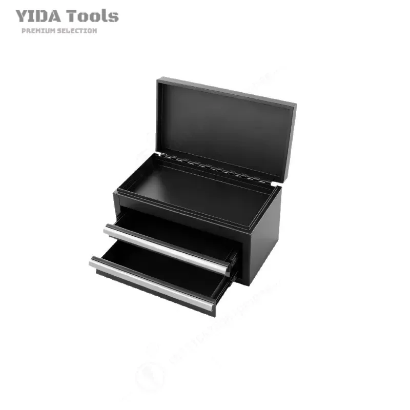 Multifunctional Metal Mini Toolbox Multi-layer Drawer Hardware Storage Box for Car Home Tools Organization Compact Portable
