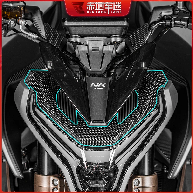 Used For 800NK Motorcycle Carbon Fiber Decoration Protection Stickers Bike Accessories Plastic Area Refit Decals