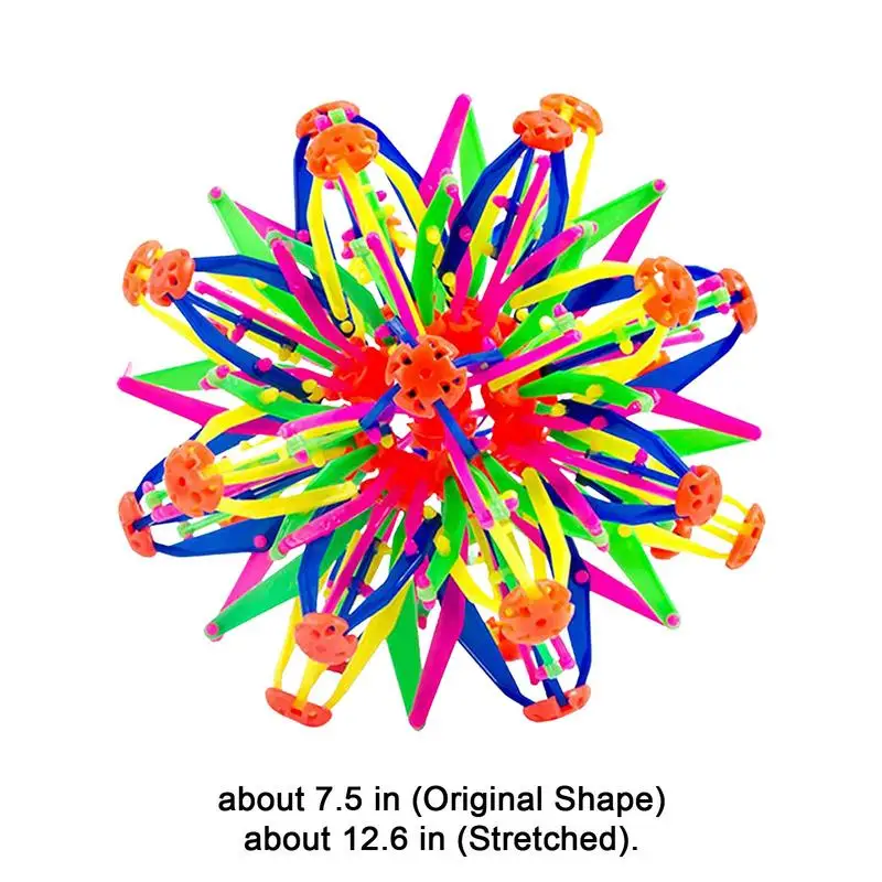 Breathing Ball Toy Sphere For Adult And Kid Luminous Expandable Ball Toy Large With Unique Geometric Shape Hoberman Sphere Glow