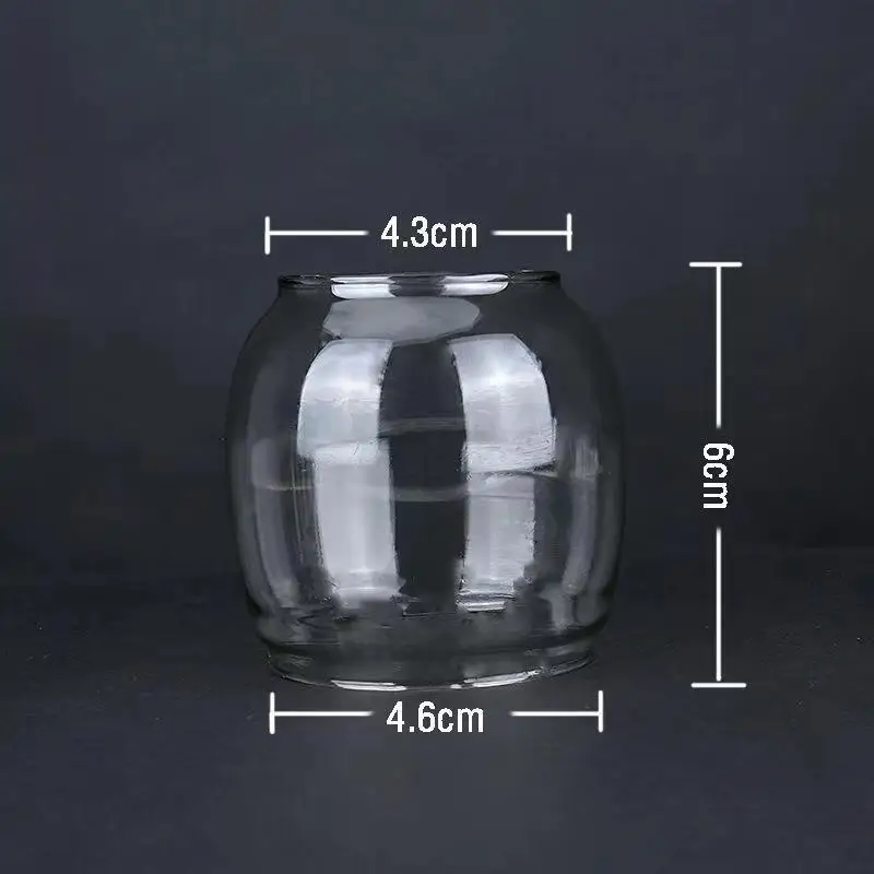 Classic Retro Horse Lantern Oil Lamp Chimney Glass Lampshade 235/245 Vintage Style Home Decor Lighting Accessory