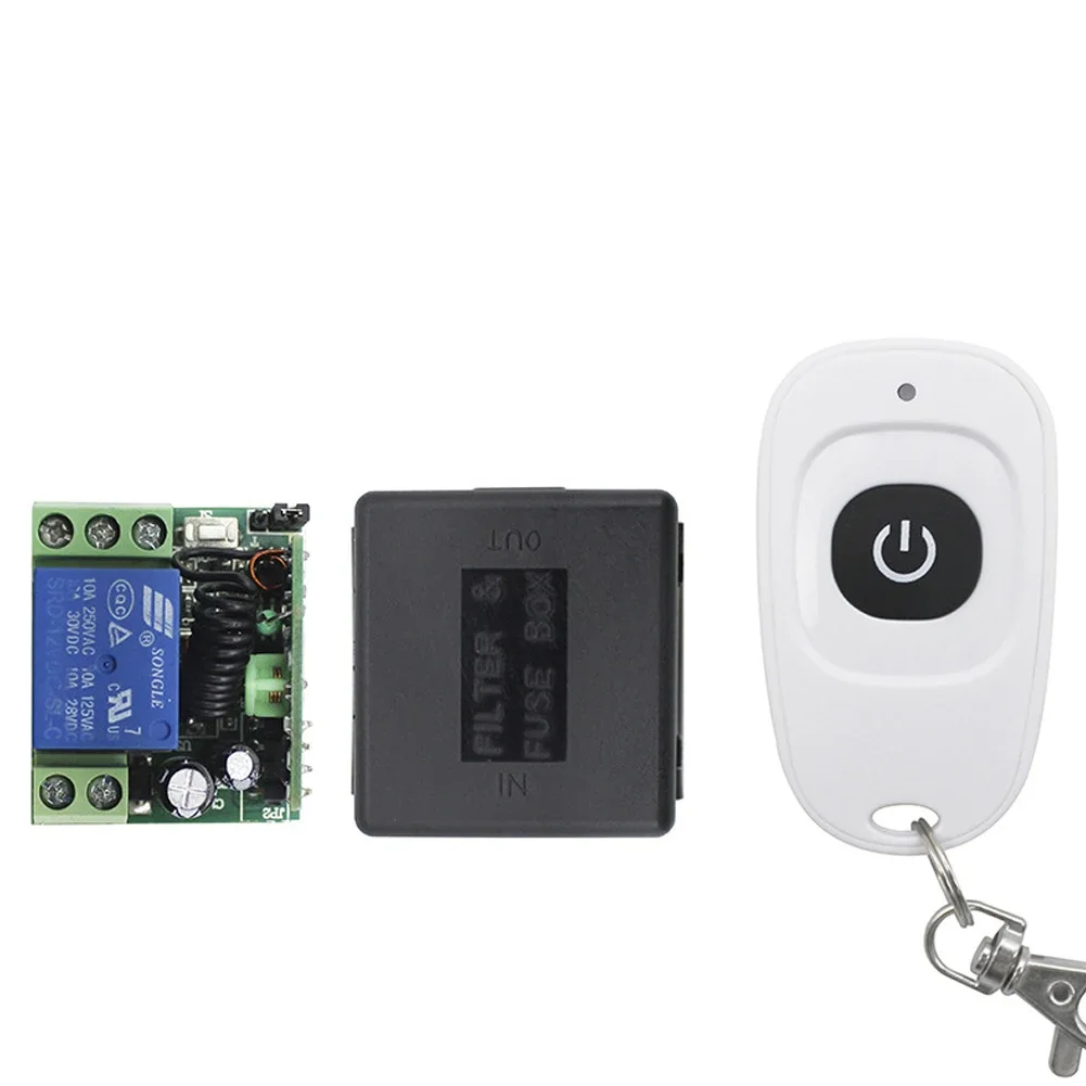 Control Switch Circuit Board 10A Working Voltage 12V 12V Relay 315 MHz 5 X 32 X 19mm 1 Button 1.4 X 1.3 X 0.7in