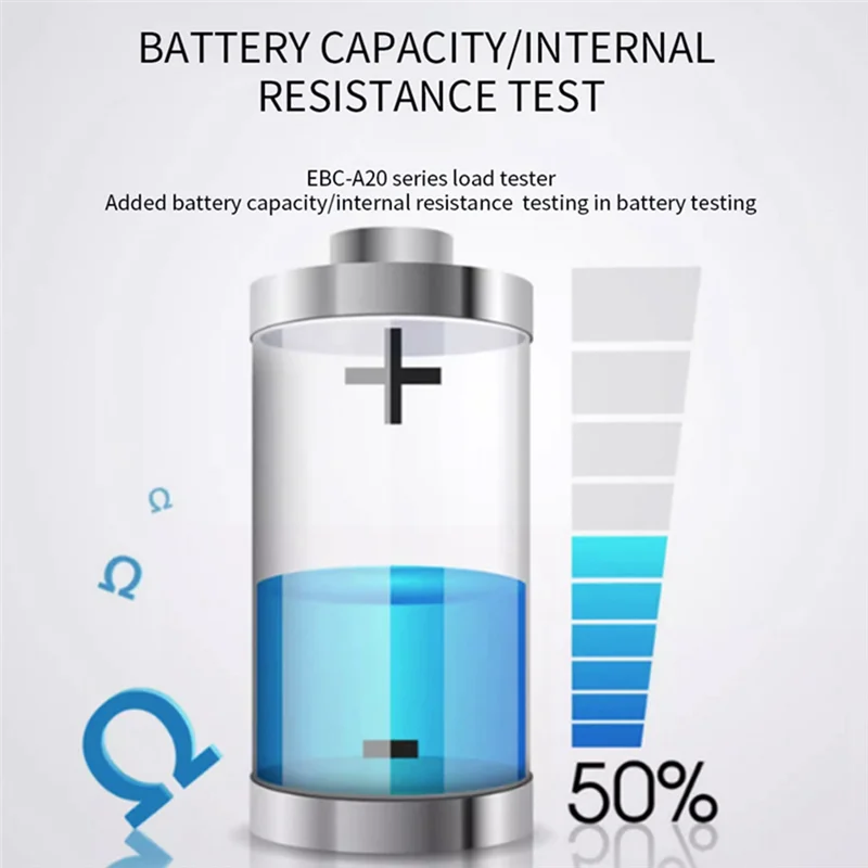 

A15F-EBC-A20 Battery Capacity Tester Lithium Lead Acid Lithium Iron Ternary Charge And Discharge Instrument Charge Discharge