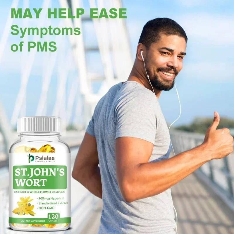 St. John\'s Wort Extracts and Whole Flower Complex - Stress Relief, for Emotional and Mental Health