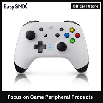 EasySMX Bayard 9124 무선 게임 패드 블루투스 컨트롤러, 닌텐도 스위치, 안드로이드 iOS 폰, PC 윈도우, 프로그래밍 가능한 키 4 개 